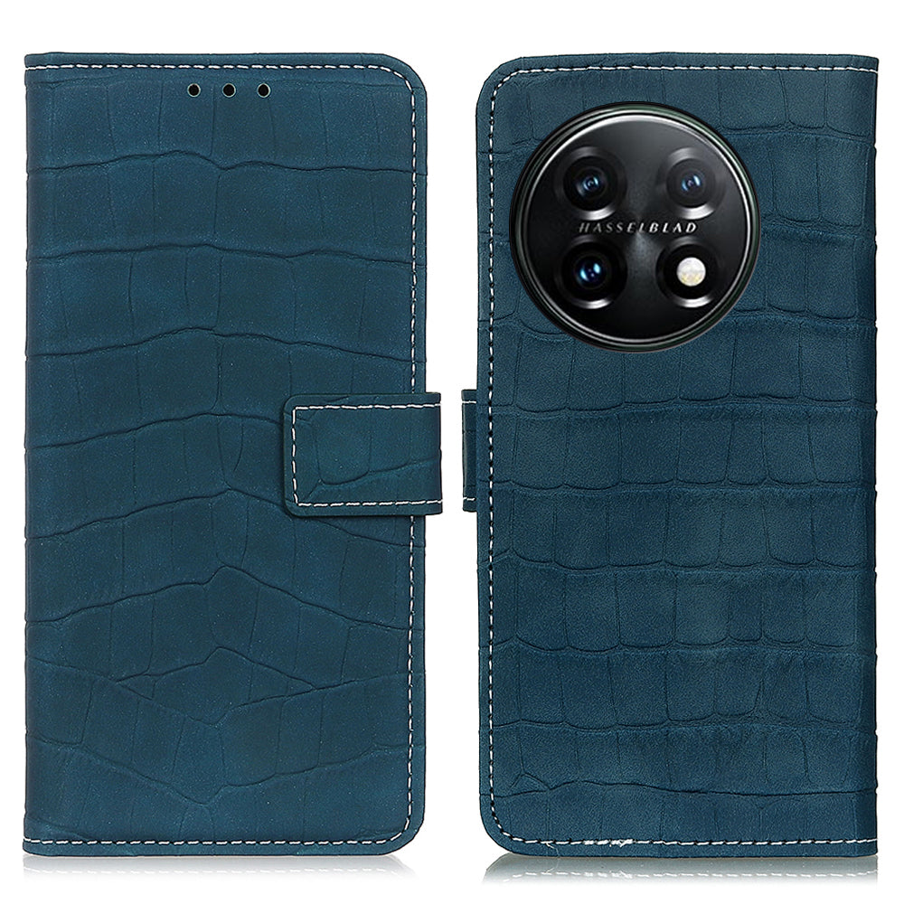 Mobile Phone Case For OnePlus 11 5G Flip Leather Wallet Stand Crocodile Texture Anti-fall Protective Phone Cover Mobile Phone Case For OnePlus 11 5G Flip Leather Wallet Stand Crocodile Texture Anti-fall Protective Phone Cover